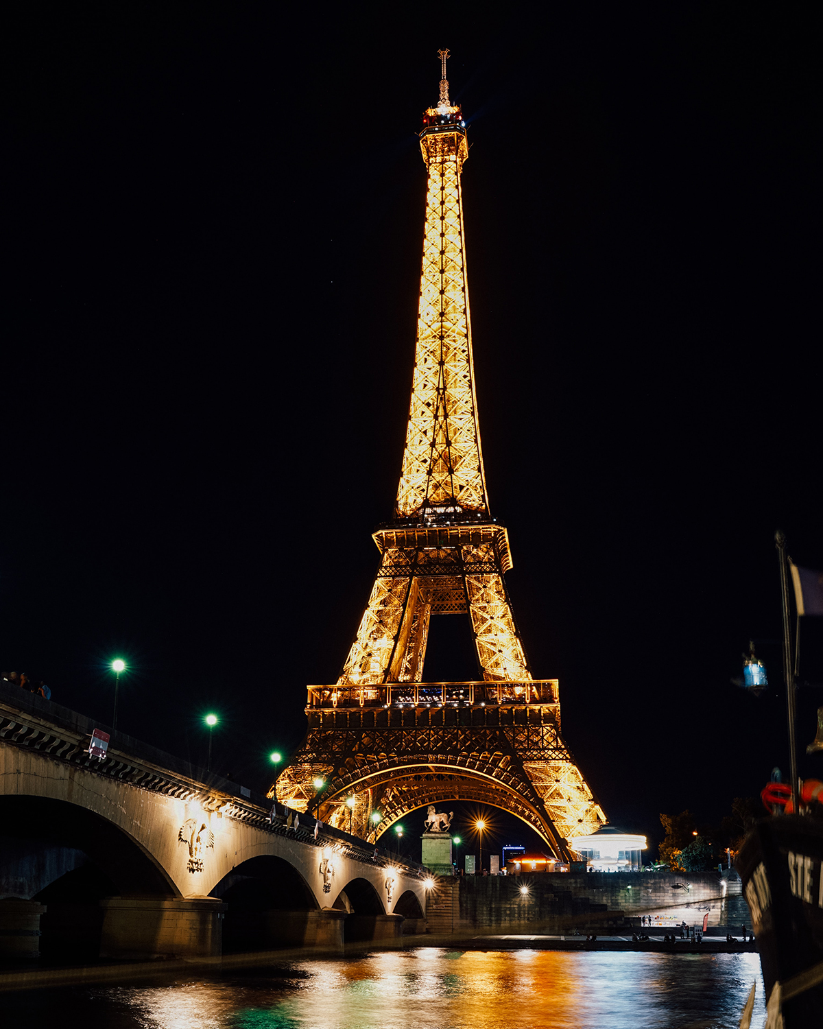 Eiffel Tower at Night